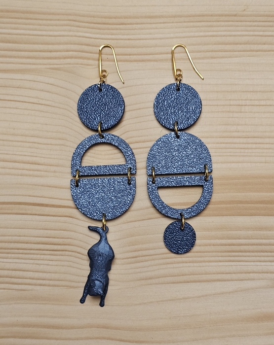 Earrings &quot;Moonlight Cat&quot;